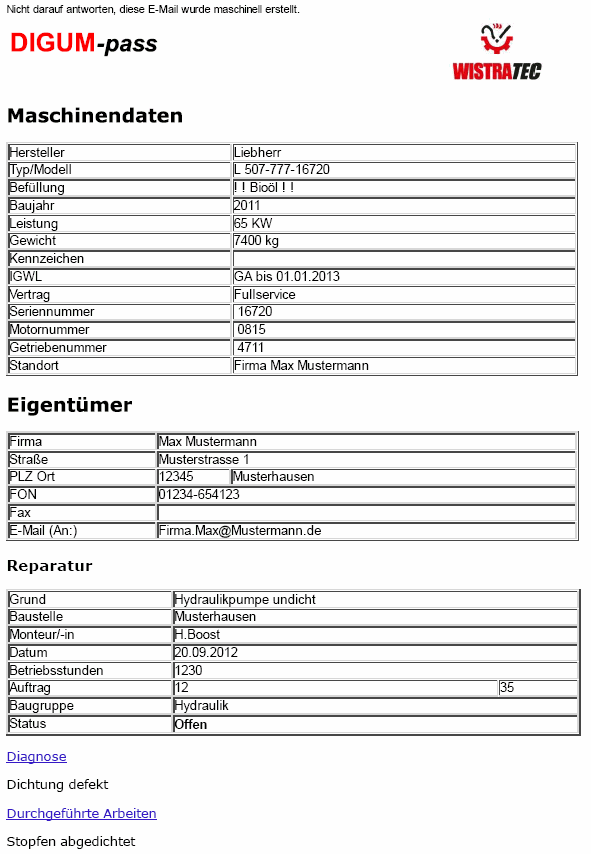 DIGUM-Bericht DIGUM-Bericht